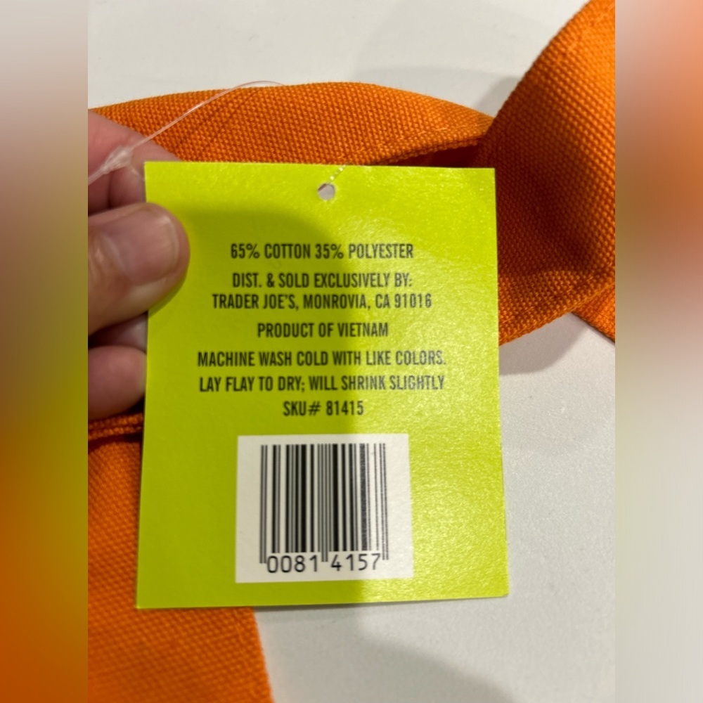 Trader Joe’s Mini Canvas Tote Bag Trick or Treat … - image 3
